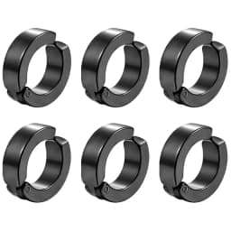 Anime Chainsaw Man Earrings Yoshida Hirofumi Stainless Steel Ear Bone Clip for Women Men Cosplay Jewelry Accessories