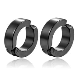Anime Chainsaw Man Earrings Yoshida Hirofumi Stainless Steel Ear Bone Clip for Women Men Cosplay Jewelry Accessories