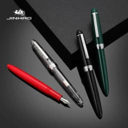 12 Colors JINHAO 992 Fountain Pen Silver Clip Luxury Writing Ink Pens Student Business Office School Supplies Stationery PK 82