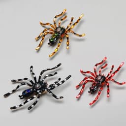 Animal Spider Enamel Brooch Insect Rhinestone Lapel Pin Unisex Clothes Button Metal Jewelry Boyfriend Gifts
