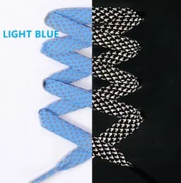 3M Reflective Flat Shoelaces for Sneakers Colorful Reflective Shoe Laces Luminous Shoelace 100/120/140/160CM Shoestrings 1 Pair