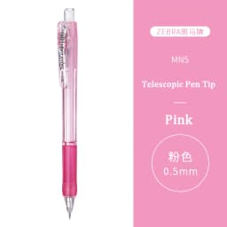 Stationery Automatic Pencil 6 Colors Mechanical Pencil Scalable Pen Tip Soft Pen Grip Exquisite Portable School Office Supplies