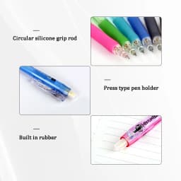 Stationery Automatic Pencil 6 Colors Mechanical Pencil Scalable Pen Tip Soft Pen Grip Exquisite Portable School Office Supplies