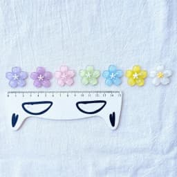 Cartoon Cherry Blossom 3D Resin Shoe Buckle Hole Charms Colorful Flower Shoe Decorations DIY Accessories for Kids' Shoes