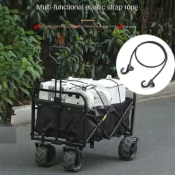 with The Hook Bungee Cord Durable 1m Black Trolley Strap Luggage Cart Strap Luggage Cart Bike