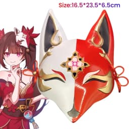 Game Honkai: Star Rail Sparkle Cosplay Mask Animal Fox Full Face Masks Unisex Halloween Carnival Party Prop