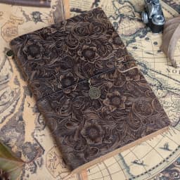 New Notebook 100% Genuine Leather Diary Handmade Vintage Cowhide Sketchbook Notepad TN Traveler Portable Notebook Cove