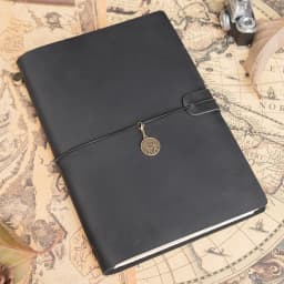 New Notebook 100% Genuine Leather Diary Handmade Vintage Cowhide Sketchbook Notepad TN Traveler Portable Notebook Cove