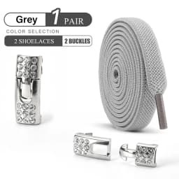 No Tie Shoe Laces Diamond Buckle Elastic Laces Shoelaces Sneaker Kids Adult Shoelace Suitable For Sports Casual Shoes Boots