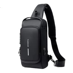 Desinger Multifunction Anti-theft USB Shoulder Crossbody Bag Travel Sling Pack Messenger Pack Chest Bag Male Luxury Brand Men