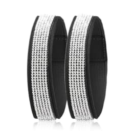 1 Pair Diamond Anti-Drop Heel Straps Portable Fixed Shoelaces,7 Colors Elastic Harness Shoelaces