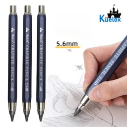 Sketch up 5.6mm Mechanical Graphite Pencil Clutch with Built Sharpener for Woodworking Architect Art Painter Drawing Drafting