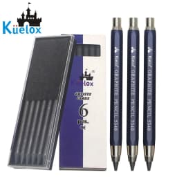 Sketch up 5.6mm Mechanical Graphite Pencil Clutch with Built Sharpener for Woodworking Architect Art Painter Drawing Drafting