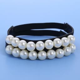 1Pair Elastic Decorations Buckle Women Shoeslaces for High Heels Pearl Diamond Strap Lazy Band Anti Falling Heel Non-Slip Belt
