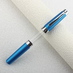 Press Type Ink Suction 3024 Fountain Pen EF Nib Olive Green Transparent Barrel for Calligraphy Signature A7555