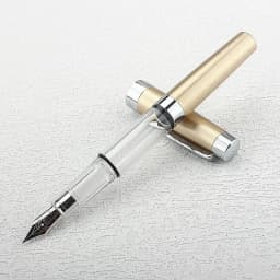 Press Type Ink Suction 3024 Fountain Pen EF Nib Olive Green Transparent Barrel for Calligraphy Signature A7555