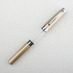 Press Type Ink Suction 3024 Fountain Pen EF Nib Olive Green Transparent Barrel for Calligraphy Signature A7555