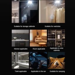 LED Car Mini Touch Light USB Charging Portable Auto Roof Ceiling Reading Night Lamp Wireless Car Decoration Ambinet Light