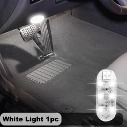 LED Car Mini Touch Light USB Charging Portable Auto Roof Ceiling Reading Night Lamp Wireless Car Decoration Ambinet Light
