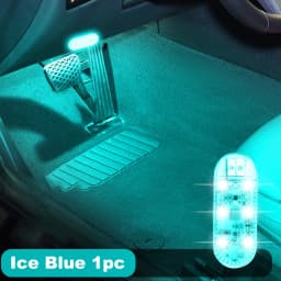LED Car Mini Touch Light USB Charging Portable Auto Roof Ceiling Reading Night Lamp Wireless Car Decoration Ambinet Light