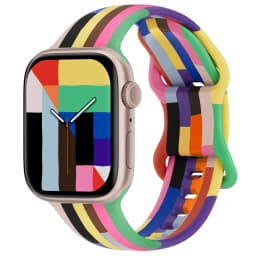 Silicone Strap for Apple Watch Bands 40mm 44mm 46mm 45mm 49mm Correa Bracelet iWatch Series Ultra 4 3 2 7 8 9 SE 10 11 12 Band