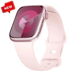 Silicone Strap for Apple Watch Bands 40mm 44mm 46mm 45mm 49mm Correa Bracelet iWatch Series Ultra 4 3 2 7 8 9 SE 10 11 12 Band