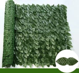 Artificial Ivy Hedge Green Leaf Fence Panels Faux Privacy Fence Screen for Home Outdoor Garden Balcony Decoration