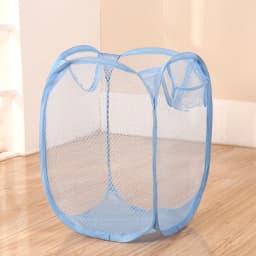 Collapsible Pop-up Mesh Laundry Basket Portable Clothes Hamper for Easy Washing and Storage of Dirty Clothes Socks Toys Sundries
