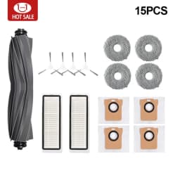 For Xiaomi Robot Vacuum X20 + / X20 Plus Dust Bag Mop Cloth Accessories Main Side Brush Hepa Filter Replacement Parts