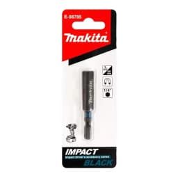 Makita E-08785 Impact Magnetic Extension Bit Holder Black 60MM/1/4" Hexagon Rust Resistant Durable Tool Accessories