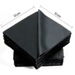 1/20/100/300 pcs/lot Black Microfiber Sunglasses Eyeglasses Cleaning Cloth 13*13cm Glasses Eyewear Clean Lens Cloth Accessories