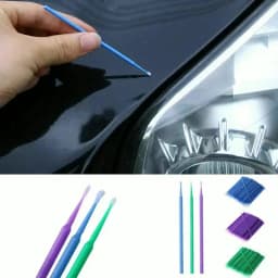 100pcs Paint Brushes Paint Touch-up Dentistry Pen Car Applicator Stick Once-only Use Automobile Pen Cleaning Stick Paint Brushes