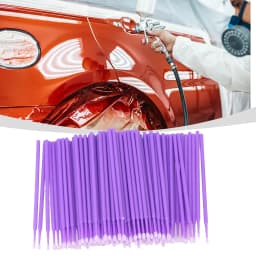 100pcs Paint Brushes Paint Touch-up Dentistry Pen Car Applicator Stick Once-only Use Automobile Pen Cleaning Stick Paint Brushes