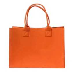 Large Capacity Felt Shoulder Bag Messenger Bag Fashion Solid Color Handbag Simple Tote Bag Shopping Bag for Woman Girls
