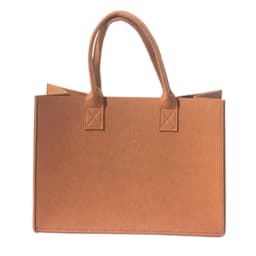 Large Capacity Felt Shoulder Bag Messenger Bag Fashion Solid Color Handbag Simple Tote Bag Shopping Bag for Woman Girls