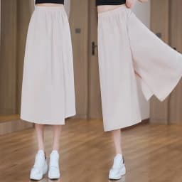 New Female Summer Thin Fashion Versatile Slimming 7-Point Trousers Women'S Commuter Loose High Waist Casual Wide Leg Pants