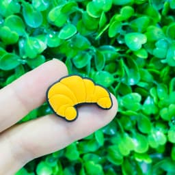 1-10Pcs Cook Cow Ham Croissant Children Garden Shoes Charms Buckle Italia Spain Clog Accessories DIY Party Gifts