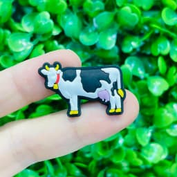 1-10Pcs Cook Cow Ham Croissant Children Garden Shoes Charms Buckle Italia Spain Clog Accessories DIY Party Gifts