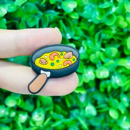1-10Pcs Cook Cow Ham Croissant Children Garden Shoes Charms Buckle Italia Spain Clog Accessories DIY Party Gifts