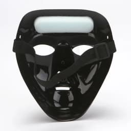 Halloween Black Street Dance Mask Pure Black Mask Masquerade Dancer Ghost Step Mask Halloween Street Dance Mask