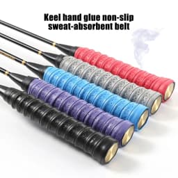 2Pcs Grip Tape Tennis Racket Anti-Slip Absorb Sweat Band Outdoor Fishing Rod Winding Strap Sport Badminton Squash Tape