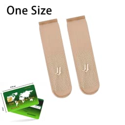 1 Pair Women's Thin Socks Summer New Black Solid Color Silicone Non-slip Socks Lady Ultrathin Transparent Socks For Women