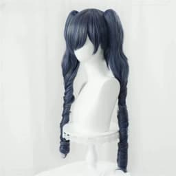Anime Wigs Cosplay Ciel Phantomhive Cosplay Wig Blue Grey Wig Heat Resistant Halloween Party Women Men Wigs