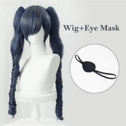 Anime Wigs Cosplay Ciel Phantomhive Cosplay Wig Blue Grey Wig Heat Resistant Halloween Party Women Men Wigs