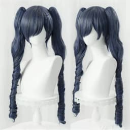 Anime Wigs Cosplay Ciel Phantomhive Cosplay Wig Blue Grey Wig Heat Resistant Halloween Party Women Men Wigs