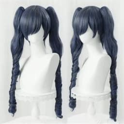Anime Wigs Cosplay Ciel Phantomhive Cosplay Wig Blue Grey Wig Heat Resistant Halloween Party Women Men Wigs