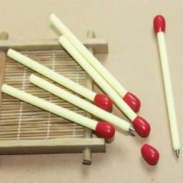 10 PCS/set Funny Match Shaped Ballpoint Pen Creative Matches Rollerball Pens Novelty Pens for Office School Supplies