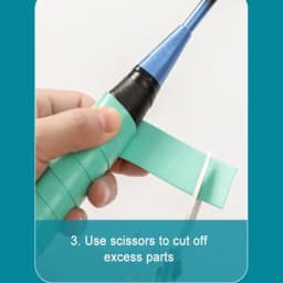 PU Badminton Racket Overgrips Shock Absorption Non-Slip Non-Slip Grip Tape Fishing Rod Multi-color Racquet Sweatband