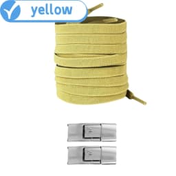 8MM 2023 No Tie Shoe Laces Press Lock Shoelaces Without Ties Elastic Laces Sneaker Kids Adult Widened Flat Shoelace for Shoes
