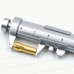Multifunction Caliper Pen Ball-Point 0.5mm Ballpoint Pen Gel Ink Vernier Caliper Roller Ball Creativity Stationery